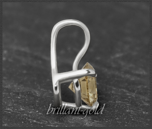 Brillant Anhänger 585 Gold; 0,33ct; VS2